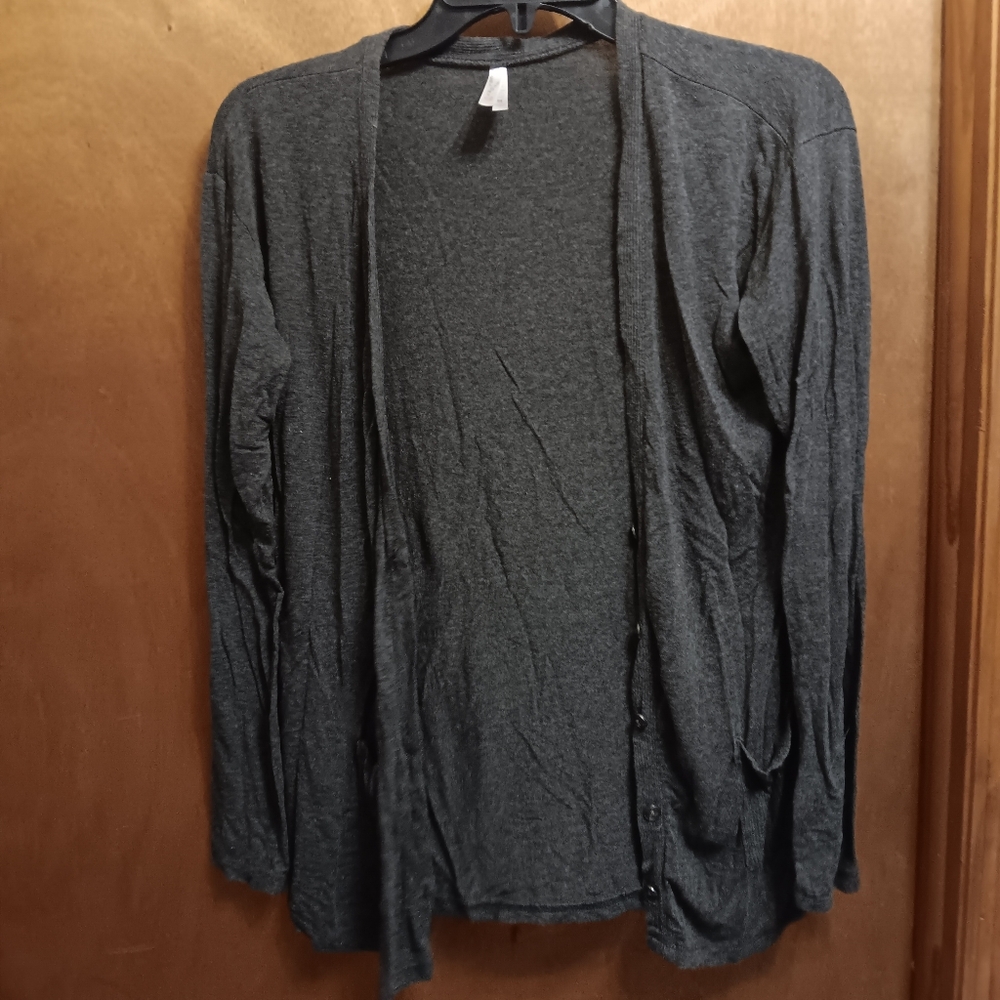 Color Story Gray Cardigan Sweater
